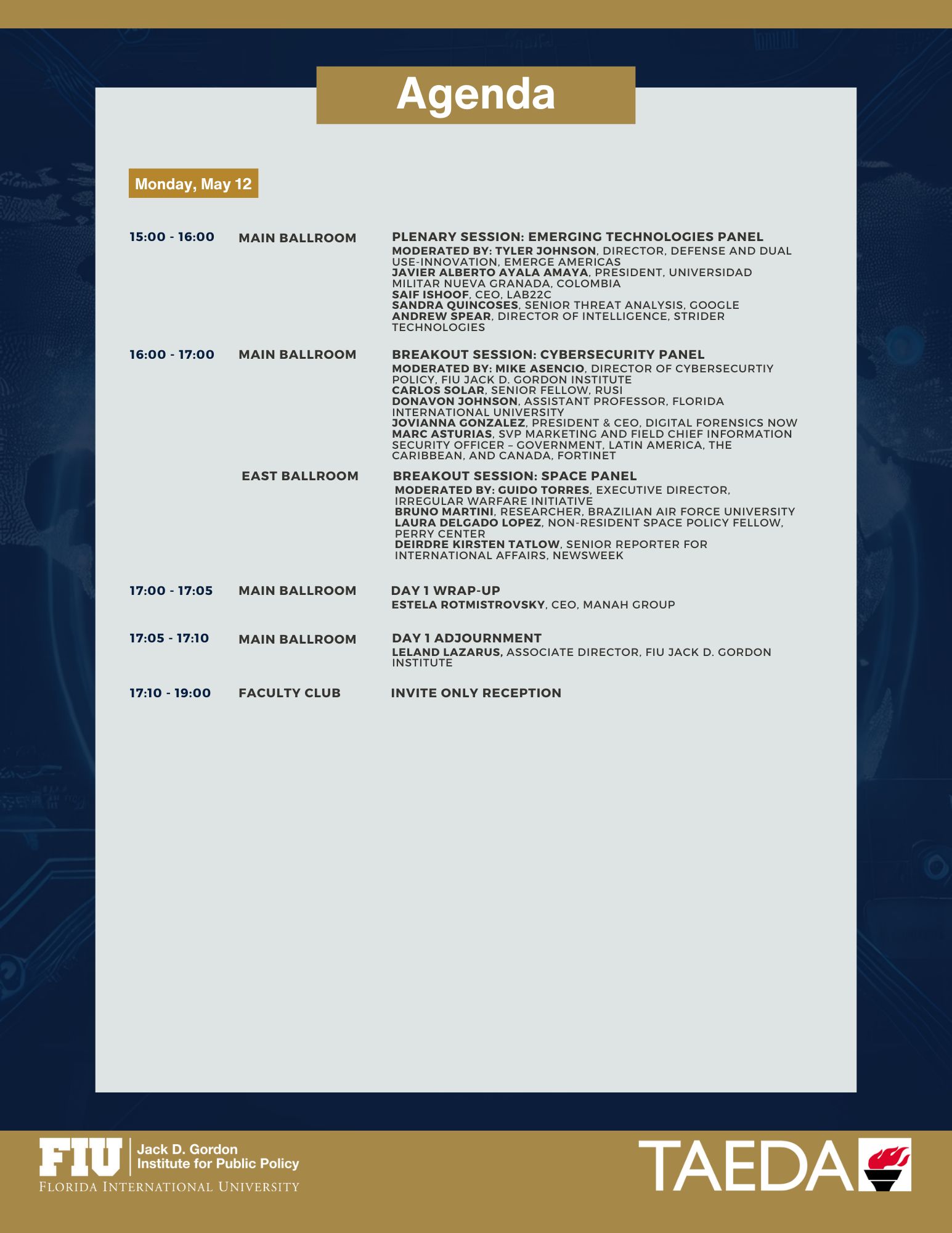 HSC 2025 Agenda