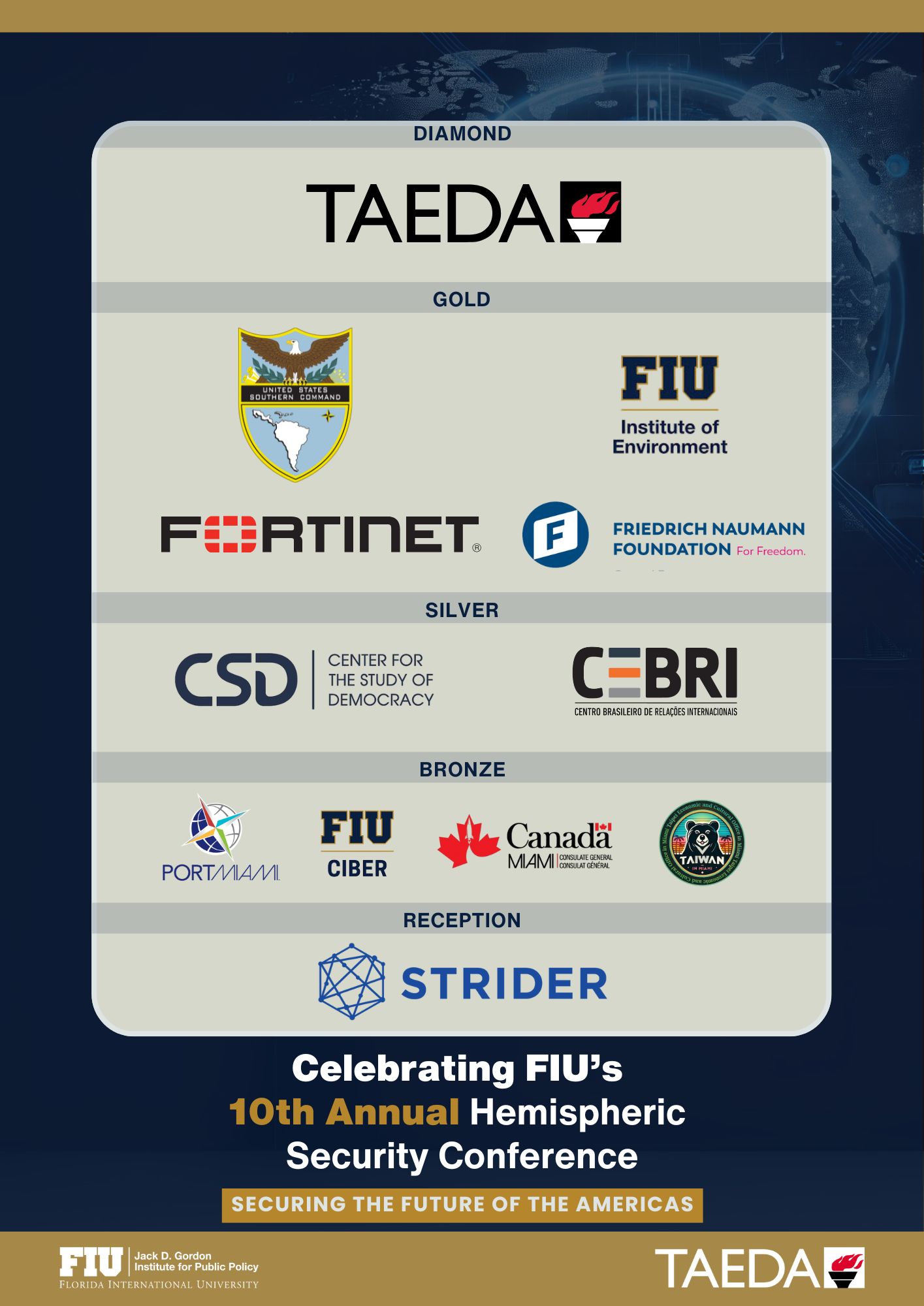 A list of all the 2025 HSC Sponsors